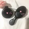 Pente de airbag rosa preto y2g pente de massagem DIY fofo para casa pente de airbag com laço portátil