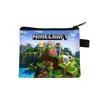 Monedero de Minecraft de Venta Caliente Transfronterizo, Mini Cartera Corta para Niños, Portallaves Portátil para Tarjeta de Acceso, Venta al por Mayor