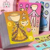 [Autoadhesivo Grande] 18 Piezas de Pegatinas de Vestir Hermana del Café Shan Hai Jing Nuevos Juguetes Educativos para Niños Pegatinas Creativas