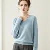 Suéter de cachemira para mujer Conyin, hecho de hilo de cachemira de alta calidad, sin costuras, suave y cómodo, perfecto como capa base, blanco