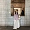 Camisa Casual de Color Sólido para Mujer, Protección Solar Verano 2026, Ligera, Ligeramente Transparente, Manga Larga, Corte Holgado, Top Casual para el Trabajo con un Estilo Relajado