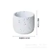 Maceta de Cerámica Ins Flor Blanca Porcelana Creativa Simple Interior Maceta para Plantas Verdes Regalo Moderno Estilo Ins Suculenta Regalo de Negocios