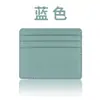 Portatarjetas ultra delgado de cuero PU para hombre, diseño elegante con múltiples ranuras para tarjetas, portatarjetas de visita y bancarias, venta al por mayor de fábrica