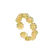Anillo Abierto de Corona de Plata de Ley S925 para Mujer Estilo Ins Lujo Accesible Moda de Alta Gama Ropa de Trabajo Anillo Versátil Chapado en Oro de 18 Quilates