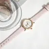 Amazon Relógio Desenho Animado Mickey Mouse Losango Pulseira de Couro Feminina Relógio de Quartzo Mostrador Pequeno Relógio de Pulso Feminino Fabricante Atacado