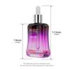Botella de Esencia de Vidrio de 30/50 ml, Gotero de Punta de Plástico Galvanizado, Botella de Solución Original de Aceite Esencial, Botella de Aceite Esencial para el Cuidado del Cabello Personalización