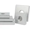 Tuerca Cuadrada Galvanizada en Blanco, Forma Cuadrada, Tuerca de Cuatro Esquinas, Tapa de Tornillo de Cuatro Caras, Tapa de Tuerca M3M4M5M6