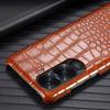 Funda protectora de cuero para teléfono móvil Changwan 40 Plus, con estampado de cocodrilo y media capa, compatible con el modelo Changwan 20Pro.