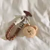 Colgante de Perro de Tela Color Arroz de Moda Correa para Teléfono Correa de Muñeca Accesorio para Bolso Funda de Teléfono Gruesa Universal
