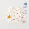 Roupas Meio-Costas para Recém-Nascidos na Primavera, Verão e Outono Roupa de Cima 100% Algodão para Bebê Pijama Roupas para Bebês Masculinos e Femininos Roupa de Engatinhar Classe Aa