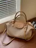 Bolso de mano de paja versátil de moda transfronterizo para mujer, nuevo bolso de hombro cruzado de gran capacidad informal para el verano de 2026