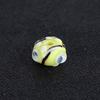 Cuentas de vidrio antiguas de cuatro ojos DIY accesorios para pulsera colgante regalo cuentas de vidrio vintage hechas a mano