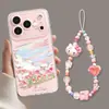 Funda de Teléfono Temática de Gatos Adecuada para iPhone 17, Modelo Popular 16 Pro Max, Funda Suave para 15 con Correa, Diseño de Primavera para 14, Apple 13 y Funda para iPhone 12