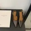 Sandalias de Tacón Alto Estilo Francés 2026 con un Look Sofisticado, Tacones Finos, Diseño Sexy de Punta Cerrada, Talla Grande, Tacones Bajos Cómodos