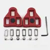 Venta caliente transfronteriza placa de bloqueo de bicicleta montaña SPD zapatos de ciclismo de carretera componente de contrachapado pedal pedal multicolor opcional