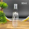 Frasco Borrifador Transparente 100ml Frasco Plástico 80/120ml Frasco Borrifador Pet Frasco Dispenser de Água Cosmético Frasco Borrifador Desinfetante