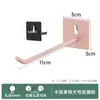 Accesorios de ganchos para panel perforado coloridos sin taladro, estante de almacenamiento de metal para tablero de agujeros redondos y cuadrados, clavos colgantes y accesorios para DIY