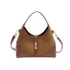 Bolso de mujer de alta gama, diseño de bloques de color, de nicho, modelo nuevo 2025, bolso de mano versátil para el día a día, bolso de moda tipo dumpling