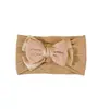 Accesorios para el cabello transfronterizos europeos y americanos para niños, diadema ancha de lazo suave y no restrictiva, diadema de protección de fontanela para bebés, tocado