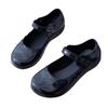 2025 Nuevos Zapatos de Cuero para Niñas Zapatos de Rendimiento de PVC Zapatos Pequeños de Cuero para Niños Negro Versátil Suela Suave Zapatos Estilo Princesa