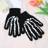 Venda Direta da Fábrica Transfronteiriça Festival Fantasma de Halloween Luvas de Tricô de Caveira com Lúmen Luvas de Tricô para Ciclismo ao Ar Livre