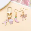 Aleación de Zinc Colgante Rosa Gotas de Aceite Llavero DIY Hecho a Mano Accesorios para Pendientes Materiales de Colgantes de Dibujos Animados Lindos
