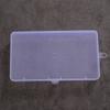 Caja de Plástico Rectangular Vacía con Tapa, Caja de Almacenamiento para Clasificación de Accesorios de Ferretería y Equipo de Pesca, Caja Protectora Transparente para Muestras de Joyería