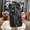 Capa Simples para iPhone 12/13ProMax para iPhone 11 7Plus Feminina 14 Capa Resistente a Quedas
