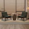 Cadeira de Balcão Estilo Medieval Sofá de Lazer Individual Conjunto de Mesa e Cadeiras para Sala de Estar Pousada Hotel Café para Negociação e Recepção