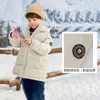 Roupas Infantis Balabala Nova Jaqueta de Penas para Meninos e Meninas, Casaco Quente de Comprimento Médio de Inverno para Crianças Mais Velhas