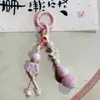 Chaveiro de Cerâmica Gourd de Jingdezhen Estilo Étnico Bolsa Tecida Pendurar Barraca de Mercado Noturno Literário Joias Pequenas Atacado em Estoque