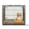 Gaiola para Cachorro para Casa Interna com Banheiro Dobrável para Cães Pequenos e Médios Teddy Bichon Corgi Shiba Inu Carro Gato