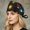 Gorro de enfermera para quirófano transfronterizo, gorro quirúrgico absorbente de sudor, gorro de cúpula para odontología y belleza con cola, turbante para la cabeza de hospital