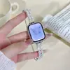Adecuado para Xiaomi 89pro, Huawei Fit4Fit5, pulsera Xiaomi 10, correa de lazo de cuentas blancas
