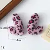 Cor Sólida Estampa de Leopardo Galhada Enchimento de Algodão Pelúcia Acessórios Decoração de Natal Chapéu Acessórios para Cabelo Joias DIY Acessórios para Roupas