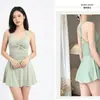 Moda Praia Feminina Verão 2026 Novo Estilo Conservador Cobre Barriga Emagrecedor Sexy Pequeno Busto Push-Up Praia Estilo Fada Petite