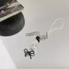 Pingente de Osso de Peixe de Gato Fofo Corrente para Celular Personalizada Pingente para Mochila Escolar Feminina Pingente para Câmera Polaroid Novo Estilo