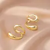 Pendientes de Aro Grandes, Varios Estilos Recomendados, Sensación de Lujo Ligero de Gama Alta, Nuevos Pendientes de Cobre para Mujer, Joyería Vintage, Transfronterizos Europeos y Americanos