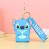 Llavero de Sanrio Kuromi, charm de silicona para bolso, perfecto para mochilas escolares, mochilas de estudiante y mini bolsos infantiles