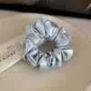 Scrunchies de Cetim Plissado para Mulheres, Multicor, Elásticos de Cabelo com Alta Elasticidade Que Não Danificam o Cabelo, Elásticos para Rabo de Cavalo, Elásticos de Borracha, Acessórios de Cabelo