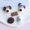 Accesorios de resina con forma de cachorro de dibujos animados, funda para teléfono, accesorios para el cabello, taza, crema, pegamento, accesorios de bricolaje pj687