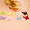 Acessórios para Joias DIY Liga Spray-Pintada Pingentes Grandes Multicor Vazados Borboleta 3D Charms para Bolsa Materiais Artesanais