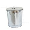 Bote de Basura de Hierro Galvanizado Transfronterizo, Moderno Creativo para el Hogar, Necesidades Diarias para el Hogar, Cuerda de Cáñamo, Bote de Basura Grande con Tapa
