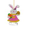 Decoração de Páscoa Criativa Transfronteiriça para Casa Coelho Plano de Acrílico Coelho Cartoon Colorido Listagem de Decoração