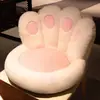 Almofada Tatami Encosto Integrado Futon de Chão Banquinho para Pessoa Preguiçosa Pata de Gato Almofada de Assento para Chão do Quarto Cadeira Almofada Grossa