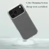 Adequado para a capa do celular IPhone 17 Pro Max, transparente, fina e agradável à pele LeReach