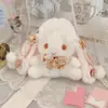 Bolsa de Conejo Lolita Japonesa, de Alto Valor y Exquisita, Bolsita de Conejo Linda para Chica JK, Bolso Cruzado, Bolso de Mano Suave de Perlas para Chica