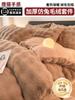 Terciopelo de Conejo Imitación de Gama Alta Juego de Cuatro Piezas Terciopelo de Leche Cama Espesor Doble Cara Terciopelo Coral Invierno Sábanas Funda de Edredón Nuevo Estilo 2025
