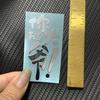 Calcomanías Metálicas en la Parte Trasera de la Funda del Teléfono Móvil con Logotipo Dorado Pegamento de Cristal DIY Hecho a Mano Joyería DIY