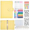 Explosiones Transfronterizas Macaron Cuaderno de Hojas Sueltas A6 Pequeño Fresco Estuche Desmontable Diario Libro de Mano Logotipo Personalizado